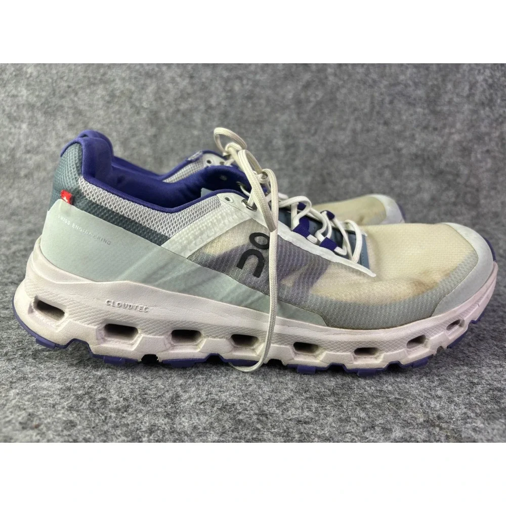 On Running Cloudmonster Women 9 White Purple CloudTec Helion Sneakers 64.99057‎